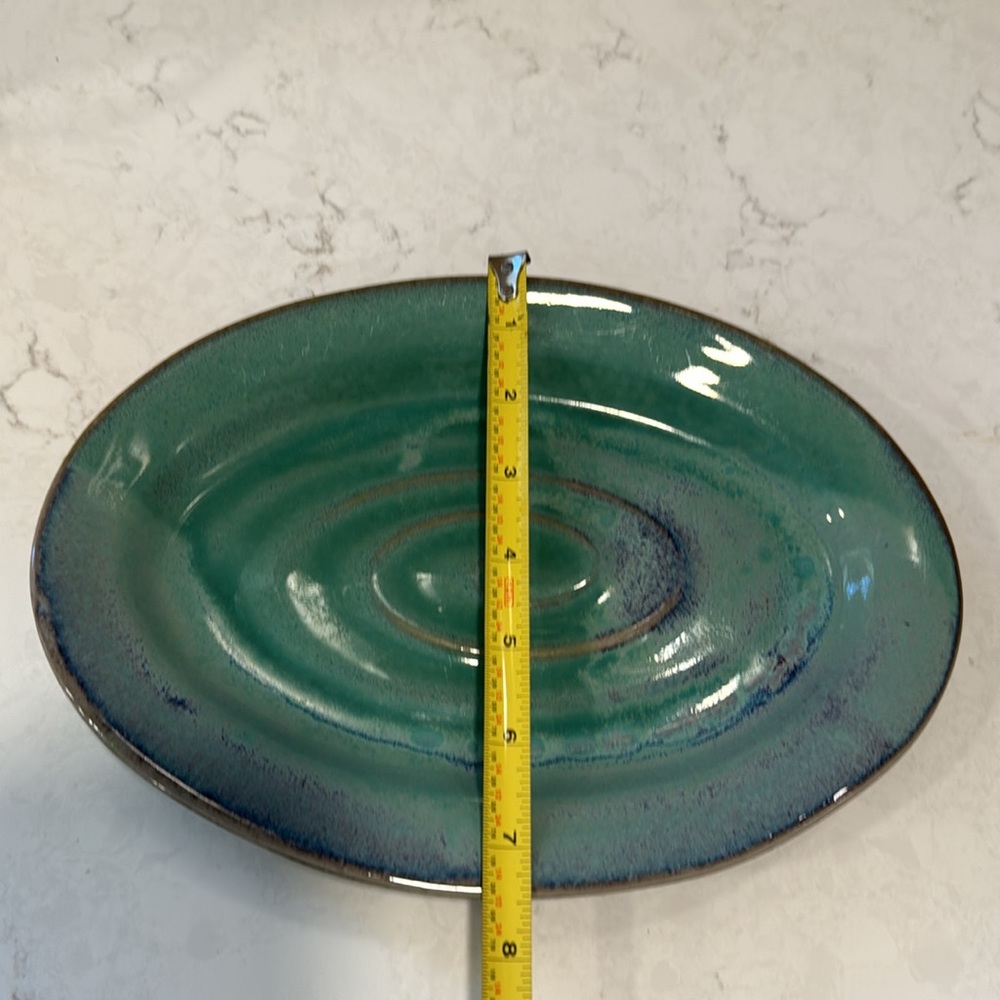 Handmade oval platter - Picture 3 of 6